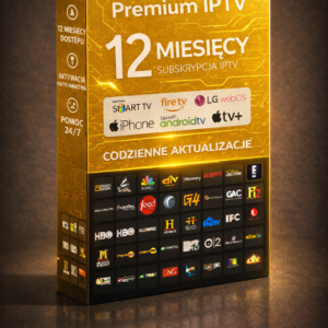 Abonament IPTV Polska 12 Miesięcy + 2 Gratis — Najlepsza Cena | 13 zł/mies.