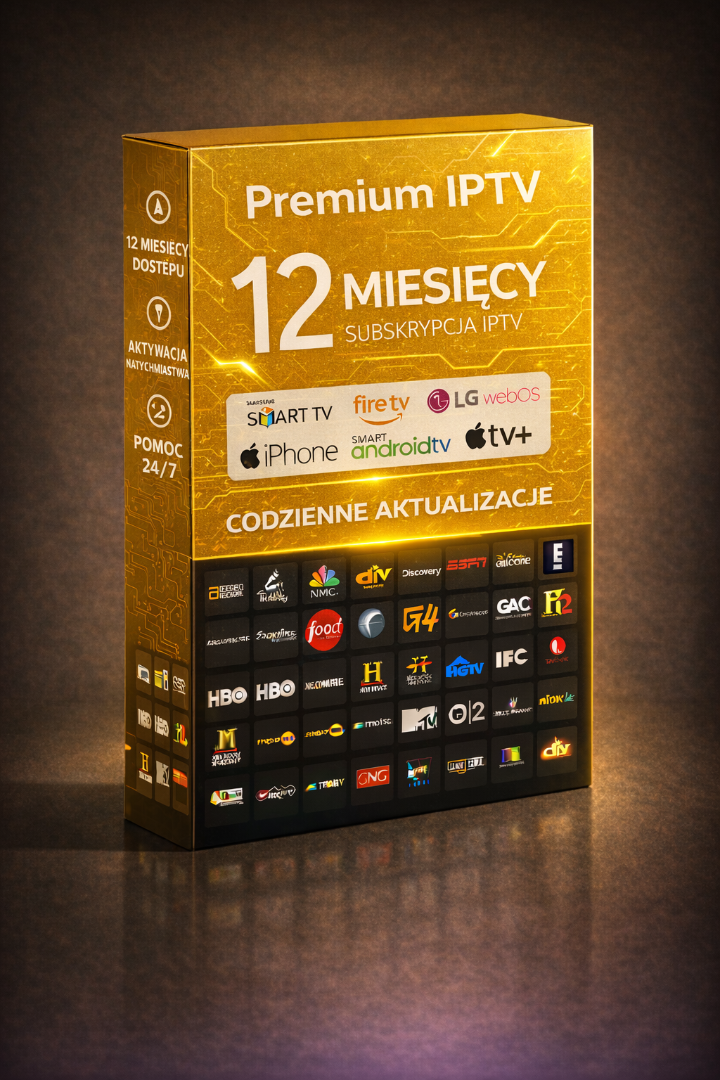 Abonament IPTV Polska 12 Miesięcy + 2 Gratis — Najlepsza Cena | 13 zł/mies.